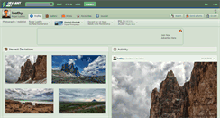 Desktop Screenshot of luethy.deviantart.com