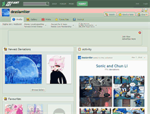 Tablet Screenshot of deasiamiller.deviantart.com