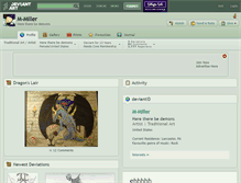 Tablet Screenshot of m-miller.deviantart.com