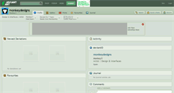 Desktop Screenshot of monkeydesigns.deviantart.com