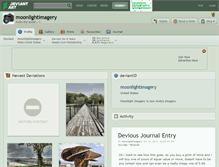 Tablet Screenshot of moonlightimagery.deviantart.com