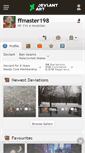 Mobile Screenshot of ffmaster198.deviantart.com