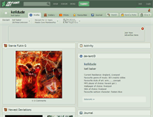 Tablet Screenshot of keildude.deviantart.com