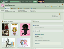 Tablet Screenshot of lonnekecomics.deviantart.com