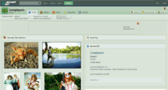 Desktop Screenshot of consplayers.deviantart.com