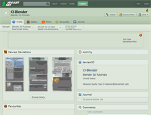 Tablet Screenshot of ci-blender.deviantart.com