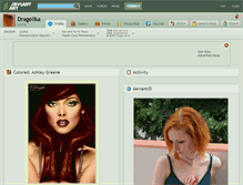 Tablet Screenshot of dragellka.deviantart.com