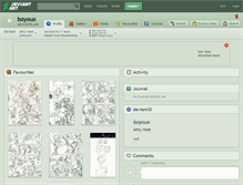 Tablet Screenshot of boyoux.deviantart.com