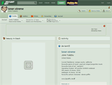 Tablet Screenshot of loner-xtreme.deviantart.com