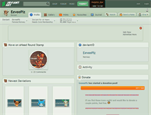 Tablet Screenshot of eeveeplz.deviantart.com