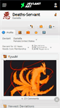 Mobile Screenshot of deaths-servant.deviantart.com