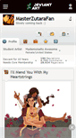 Mobile Screenshot of masterzutarafan.deviantart.com