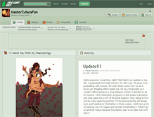 Tablet Screenshot of masterzutarafan.deviantart.com