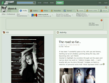 Tablet Screenshot of dionn-k.deviantart.com