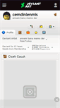 Mobile Screenshot of cemdinlenmis.deviantart.com