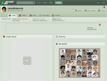 Tablet Screenshot of cemdinlenmis.deviantart.com