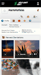 Mobile Screenshot of mariekefalas.deviantart.com