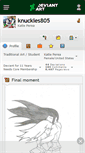 Mobile Screenshot of knuckles805.deviantart.com