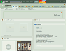 Tablet Screenshot of hiflower.deviantart.com