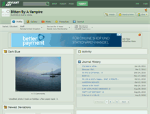 Tablet Screenshot of bitten-by-a-vampire.deviantart.com