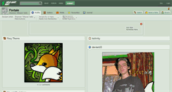 Desktop Screenshot of foxtale.deviantart.com