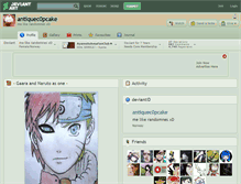 Tablet Screenshot of antiquec0pcake.deviantart.com