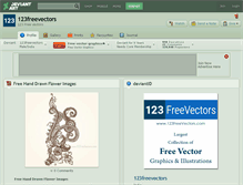Tablet Screenshot of 123freevectors.deviantart.com