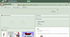 Desktop Screenshot of cammy-meele.deviantart.com