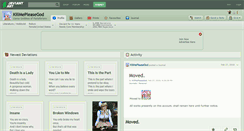Desktop Screenshot of killmepleasegod.deviantart.com