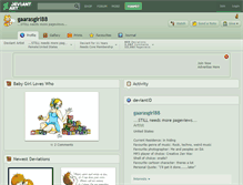 Tablet Screenshot of gaarasgirl88.deviantart.com