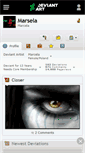 Mobile Screenshot of marsela.deviantart.com