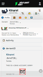 Mobile Screenshot of kinarei.deviantart.com