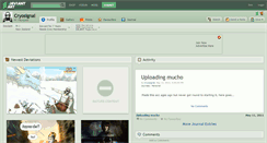Desktop Screenshot of cryosignal.deviantart.com