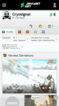 Mobile Screenshot of cryosignal.deviantart.com