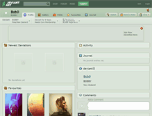 Tablet Screenshot of bob0.deviantart.com