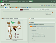 Tablet Screenshot of mellynney.deviantart.com