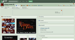 Desktop Screenshot of crimson-moon-09.deviantart.com