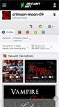 Mobile Screenshot of crimson-moon-09.deviantart.com
