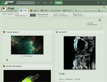 Tablet Screenshot of fi3ur.deviantart.com