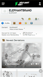 Mobile Screenshot of elephantbrand.deviantart.com