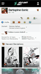 Mobile Screenshot of darkspine-sonic.deviantart.com