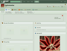Tablet Screenshot of nyphomaniac.deviantart.com