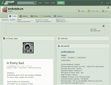 Tablet Screenshot of emikotaikura.deviantart.com