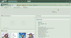 Desktop Screenshot of nike777.deviantart.com