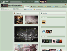 Tablet Screenshot of love4photography.deviantart.com