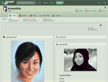 Tablet Screenshot of amaranthia.deviantart.com