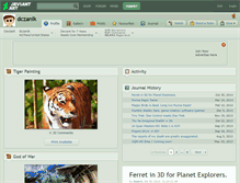 Tablet Screenshot of dczanik.deviantart.com