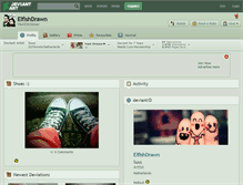 Tablet Screenshot of elfishdrawn.deviantart.com