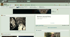 Desktop Screenshot of korni.deviantart.com