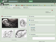 Tablet Screenshot of ianayala.deviantart.com